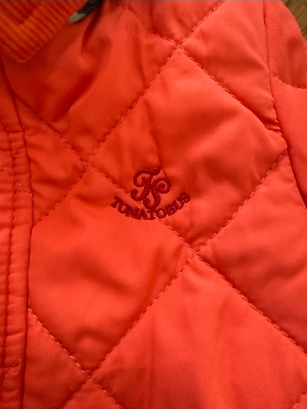Boys Fall Quilted pumpkin orange boutique jacket size 100/48 EU sizing USA 4 4 T
